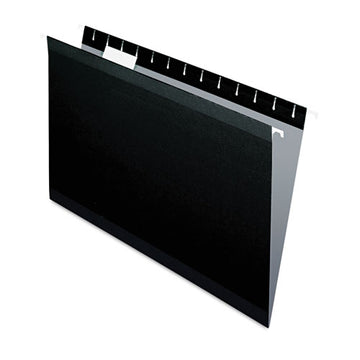 Pendaflex® Colored Reinforced Hanging Folders, Legal Size, 1-5-cut Tab, Black, 25-box freeshipping - TVN Wholesale